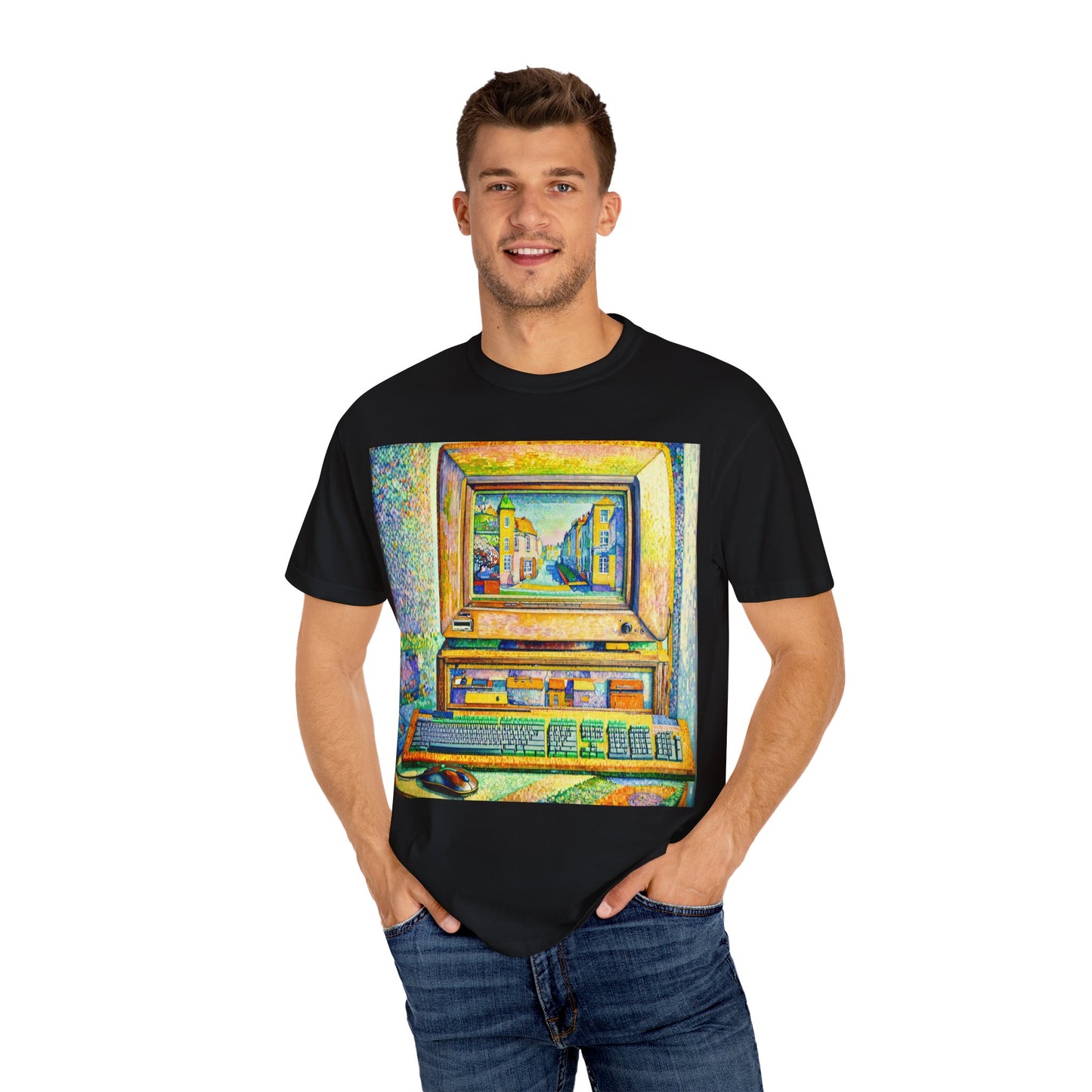 Classic business machine inspired T-Shirt | Modern Art | Ideal for tech enthusiasts and collectors