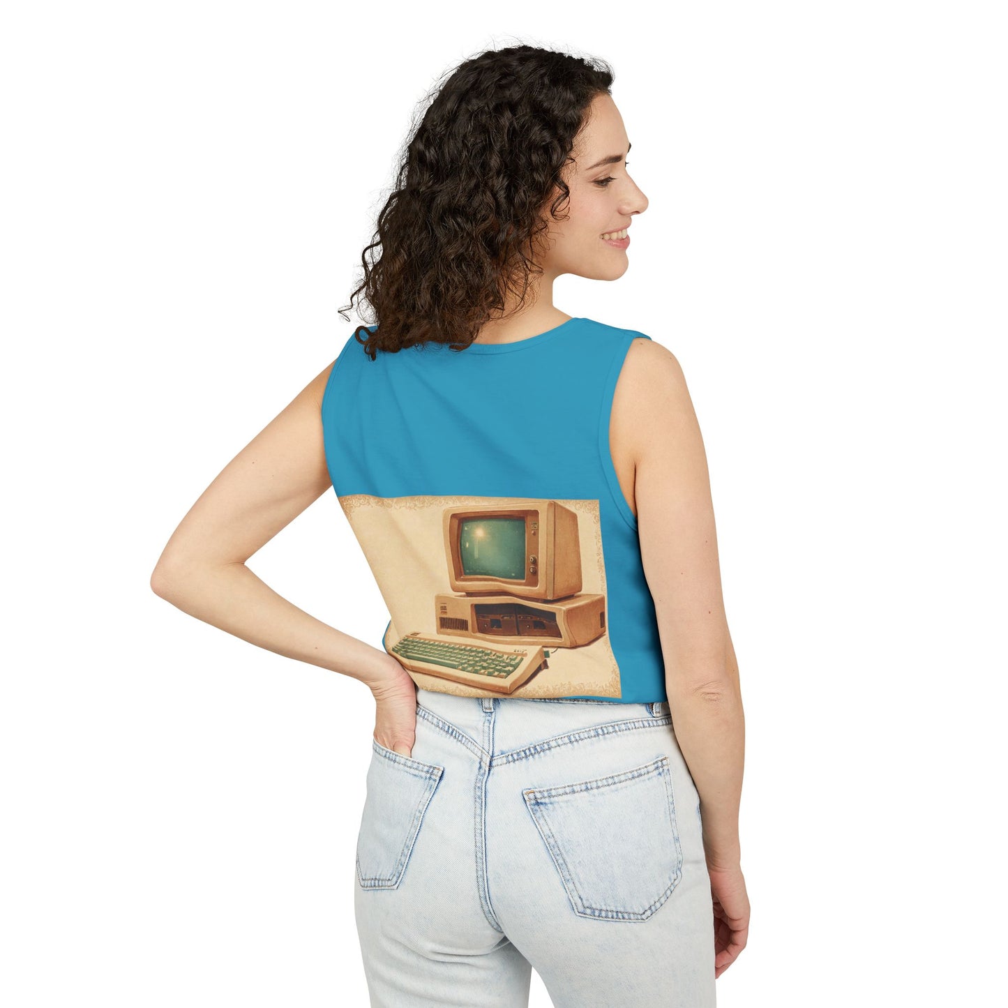 Classic PC Tank Top | Unisex Retro Graphic Tee for Tech Lovers, Summer Fashion, Gift for Nerds, Festival Wear, 80s Style