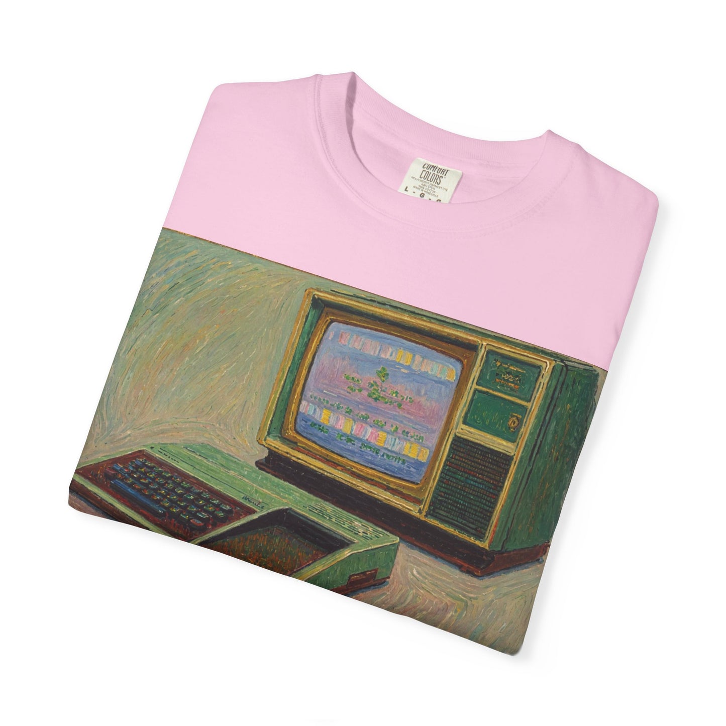 TI 99/4A Home Computer T-Shirt | Oil Art 2 | Ideal for tech enthusiasts and collectors