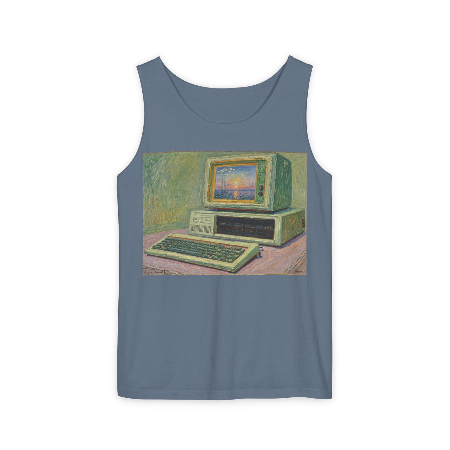 Classic PC Tank Top | Unisex Retro Graphic Tee for Tech Lovers, Summer Fashion, Gift for Nerds, Festival Wear, 80s Style