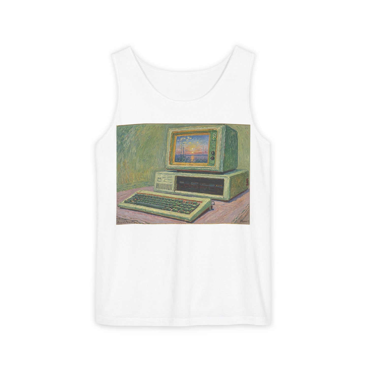 Classic PC Tank Top | Unisex Retro Graphic Tee for Tech Lovers, Summer Fashion, Gift for Nerds, Festival Wear, 80s Style