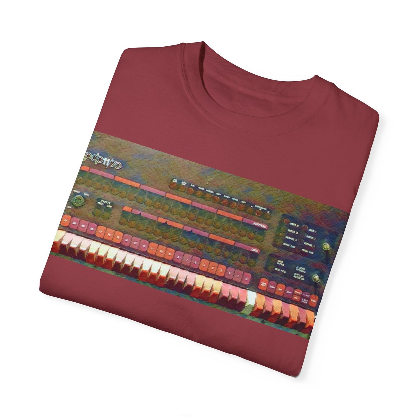 Classic Mini Computer T-Shirt - Paint Art Color