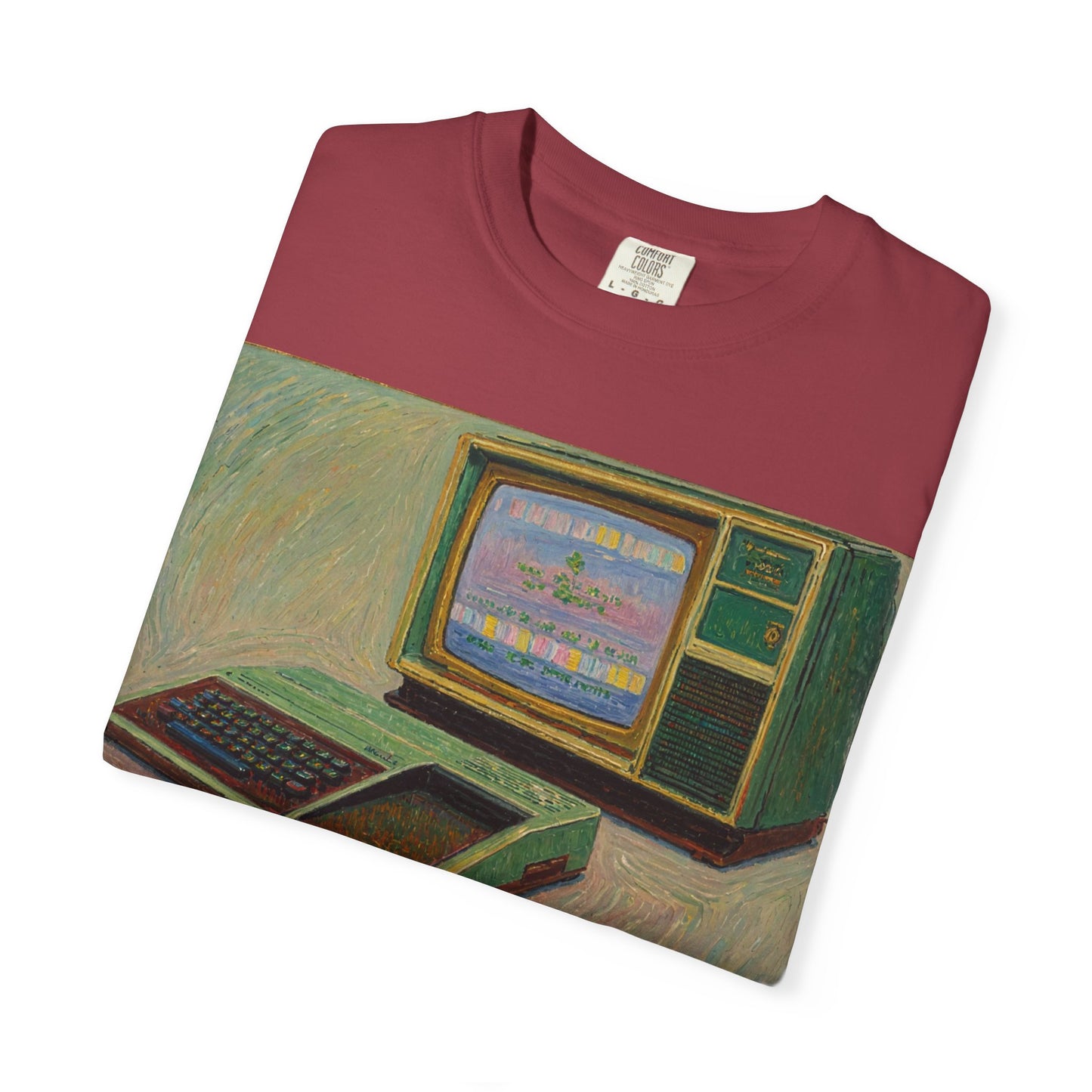 TI 99/4A Home Computer T-Shirt | Oil Art 2 | Ideal for tech enthusiasts and collectors