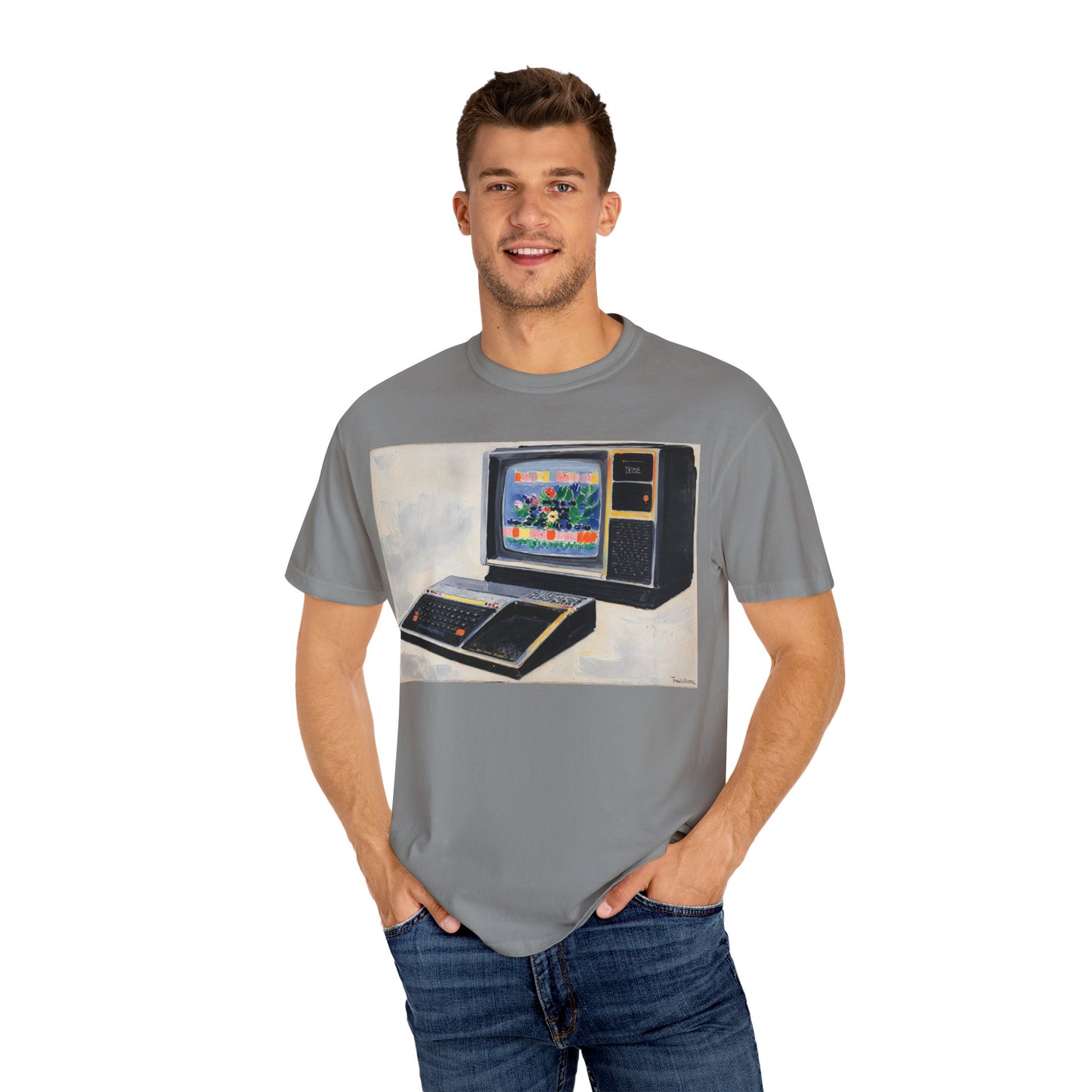 TI 99/4A Home Computer T-Shirt | Canvas Art Color | Ideal for tech enthusiasts and collectors