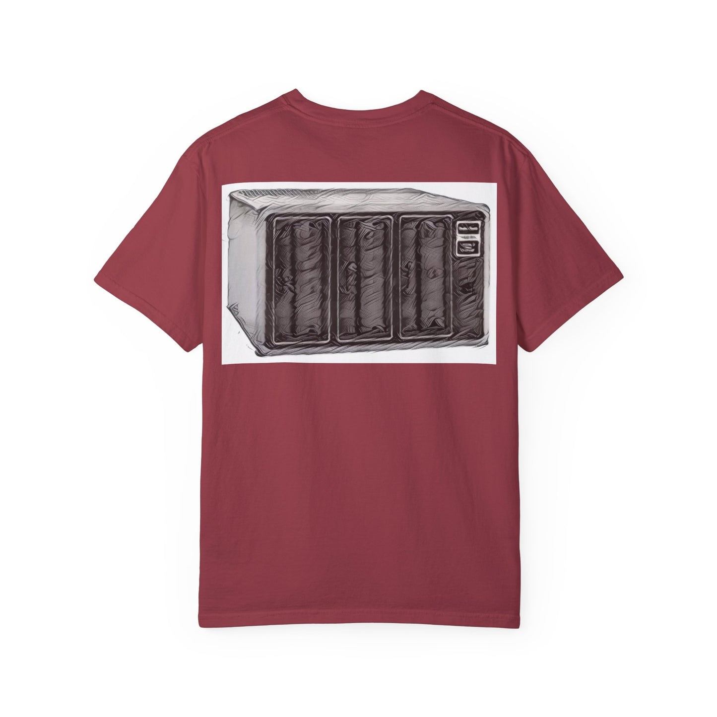 Classic Business Machine With Floppy Disk Bay T-Shirt - Ink Art Monochrome