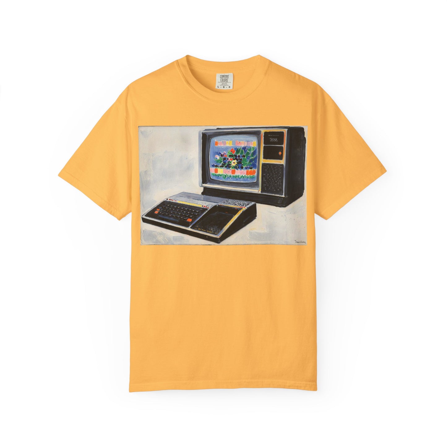 TI 99/4A Home Computer T-Shirt | Canvas Art Color | Ideal for tech enthusiasts and collectors