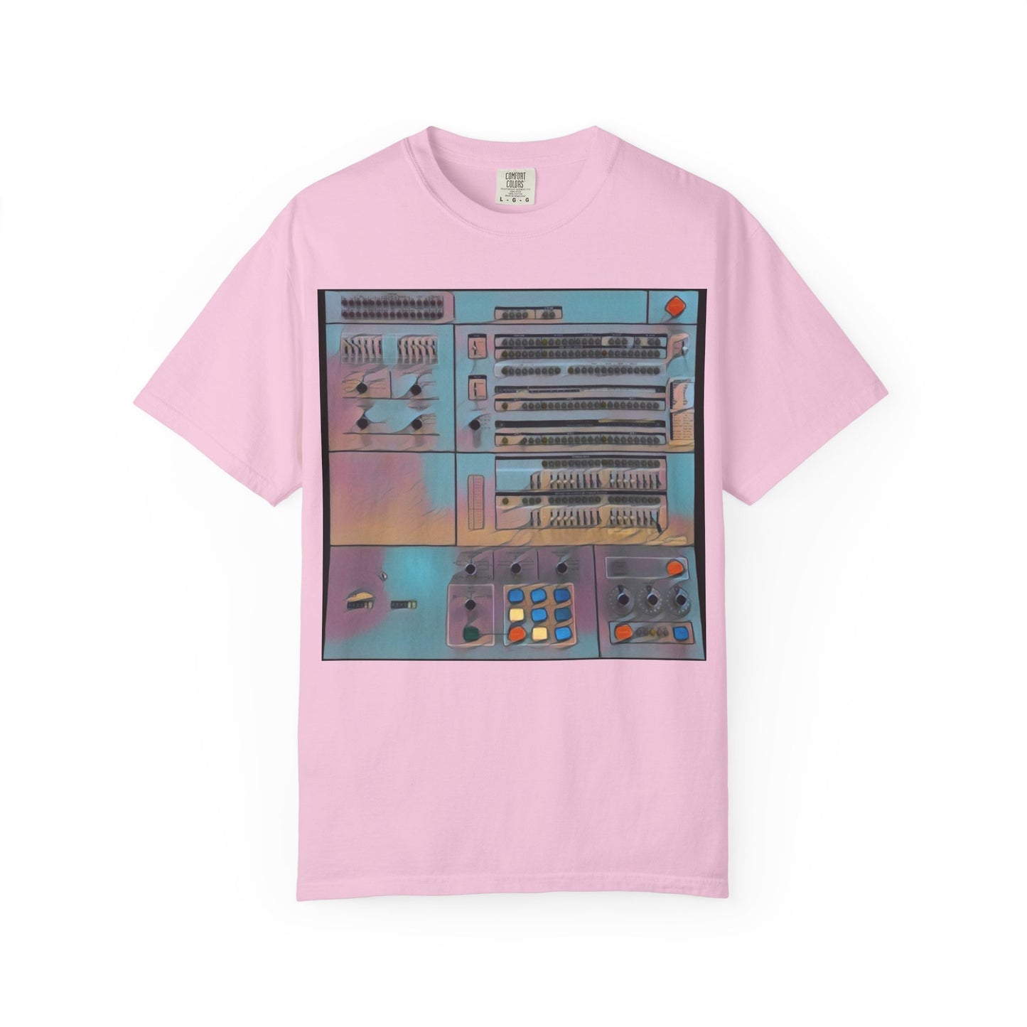 Classic Mainframe Computer Control Panel T-Shirt - Print Art Color