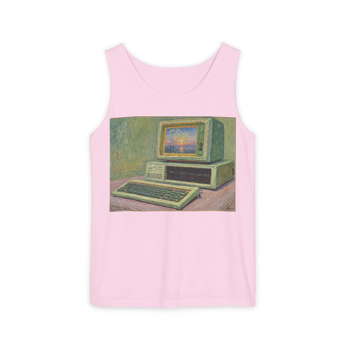 Classic PC Tank Top | Unisex Retro Graphic Tee for Tech Lovers, Summer Fashion, Gift for Nerds, Festival Wear, 80s Style