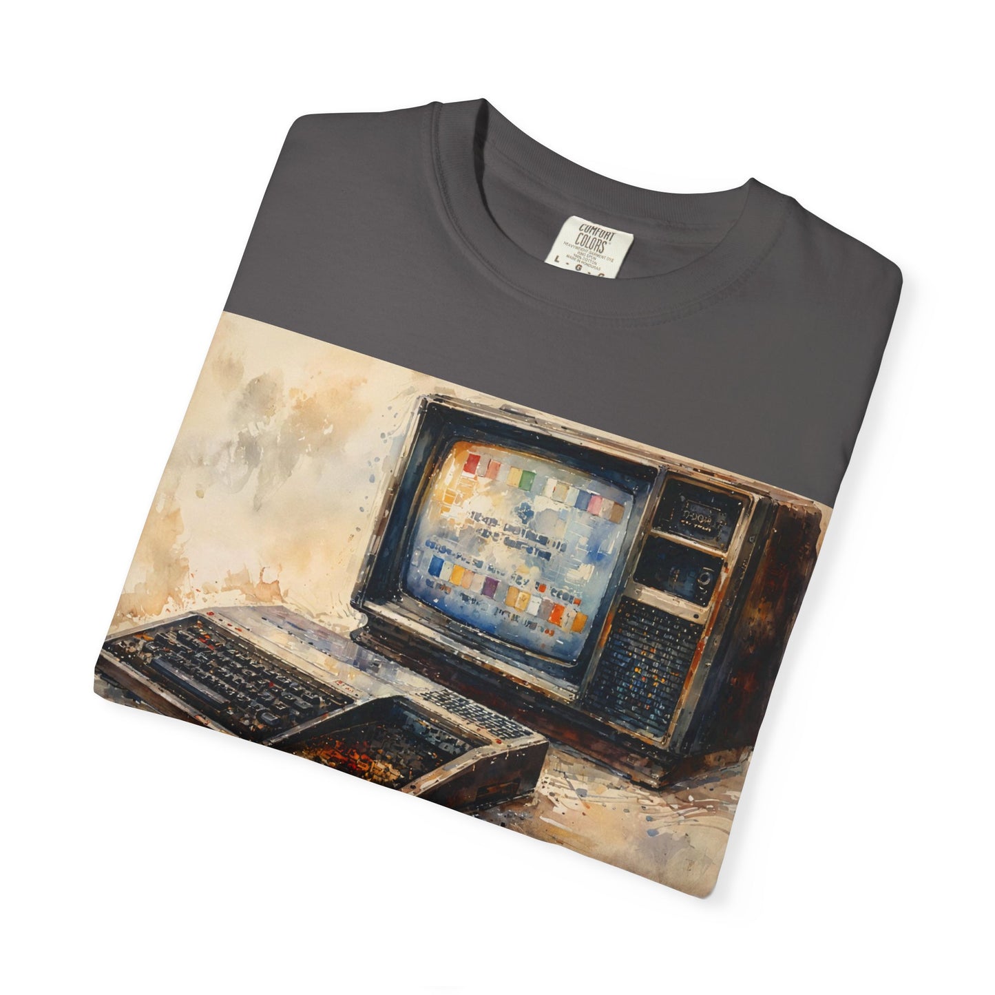 TI 99/4A Home Computer T-Shirt | Oil Art Color | Ideal for tech enthusiasts and collectors