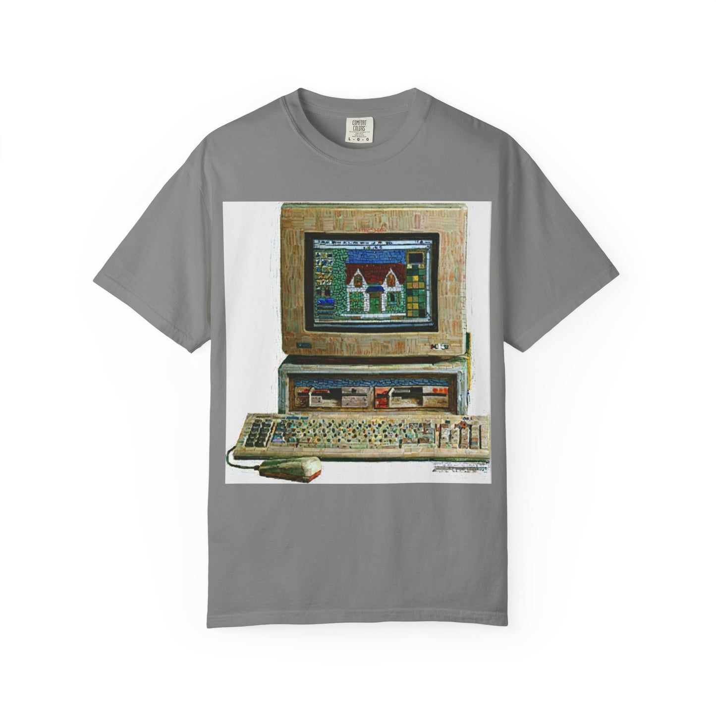 Classic business machine inspired T-Shirt | Oil Paint Art | Ideal for tech enthusiasts and collectors