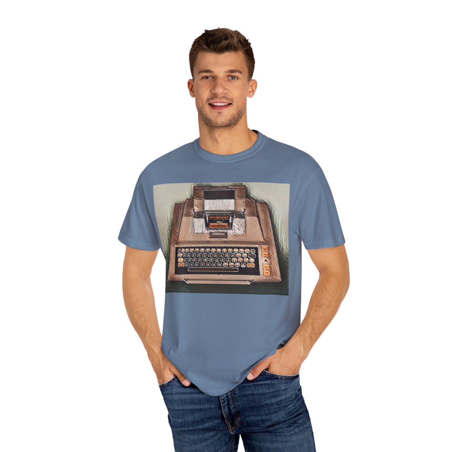 Classic 8 Bit Home Entertainment System T-Shirt in Print Art Color | Ideal for tech enthusiasts and collectors