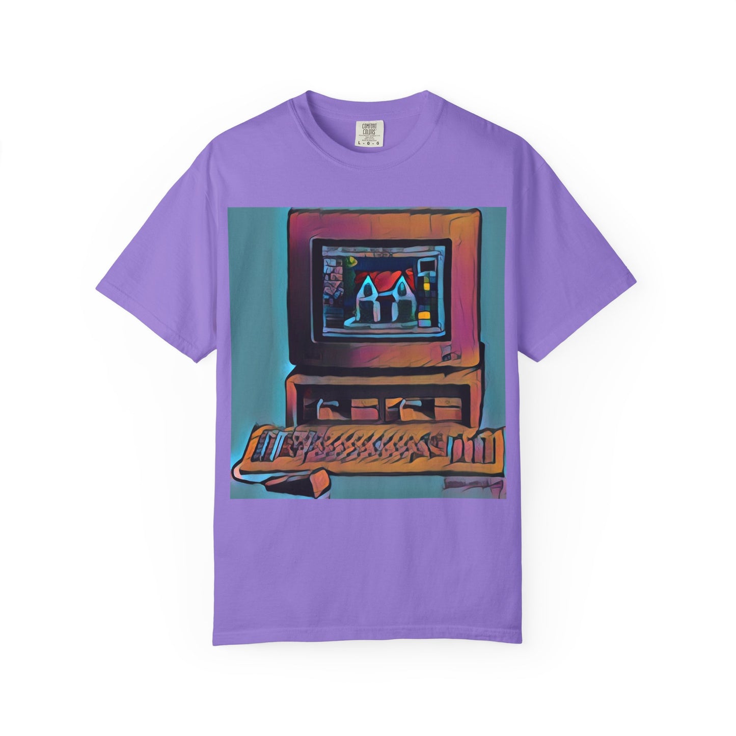 Classic business machine inspired T-Shirt | Color Print Art | Ideal for tech enthusiasts and collectors