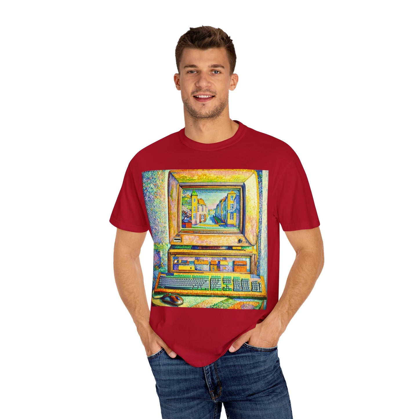 Classic business machine inspired T-Shirt | Modern Art | Ideal for tech enthusiasts and collectors