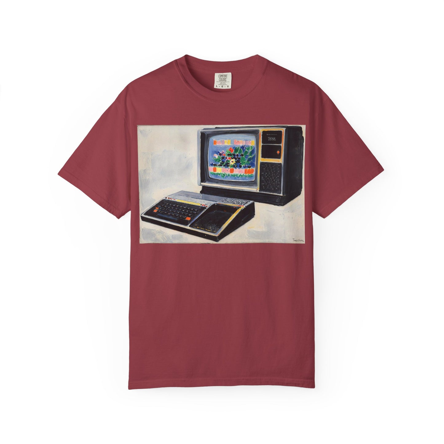 TI 99/4A Home Computer T-Shirt | Canvas Art Color | Ideal for tech enthusiasts and collectors