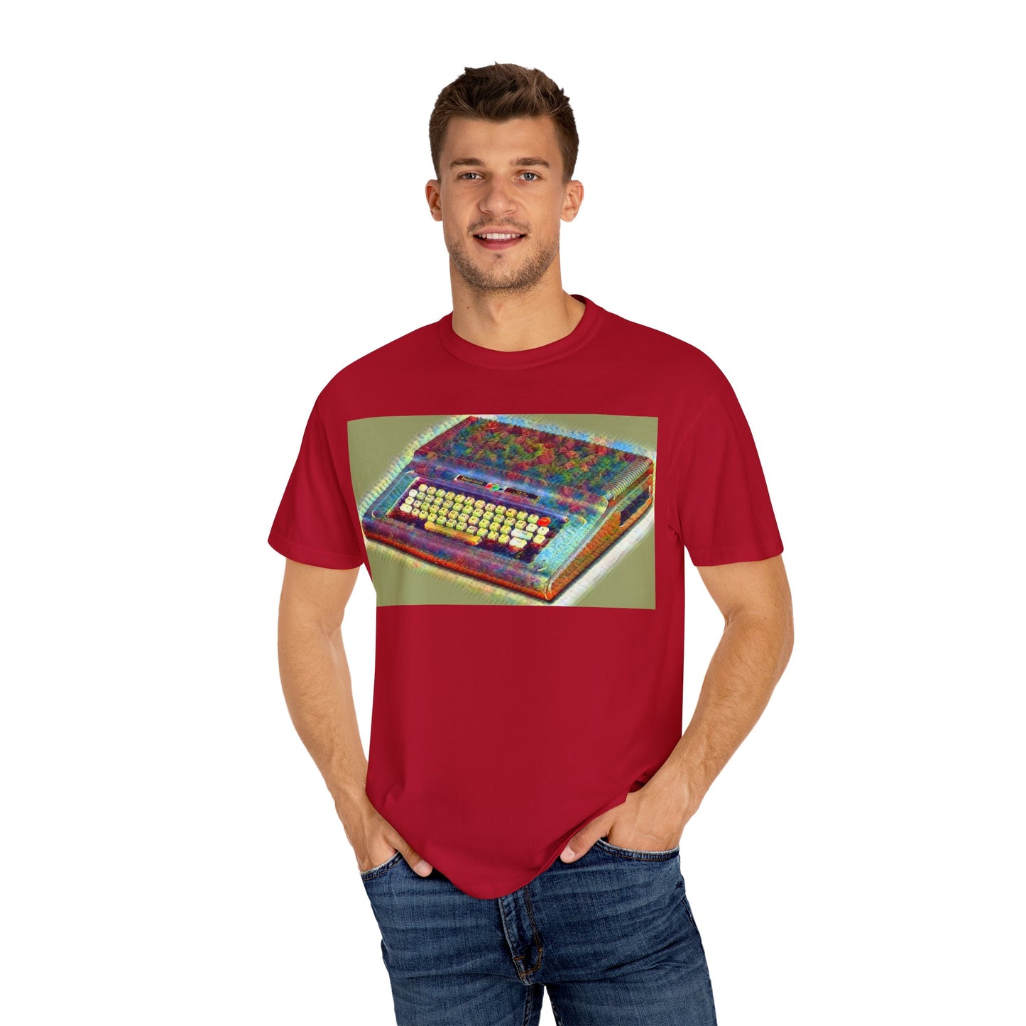 Classic Color Computer T-Shirt - "Forever Taking Out The Trash!" - Paint Art Color