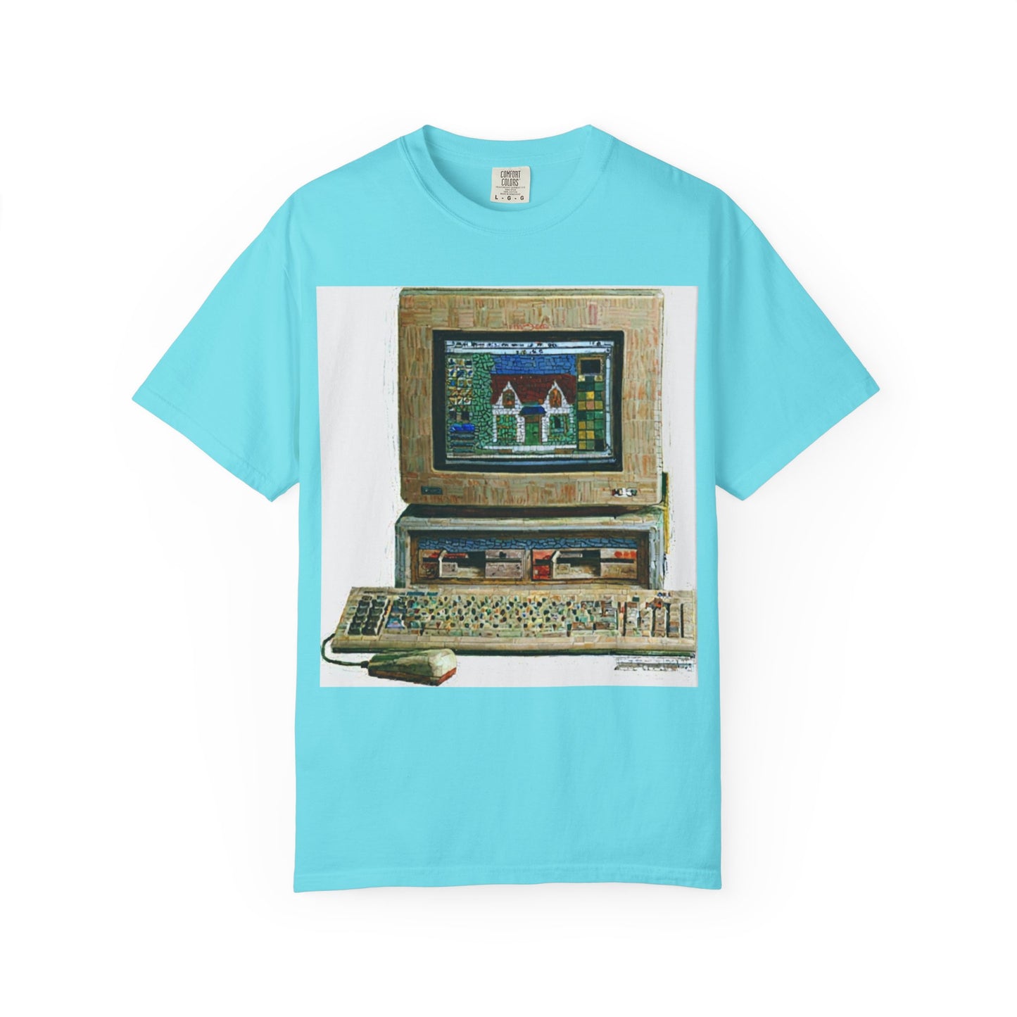 Classic business machine inspired T-Shirt | Oil Paint Art | Ideal for tech enthusiasts and collectors