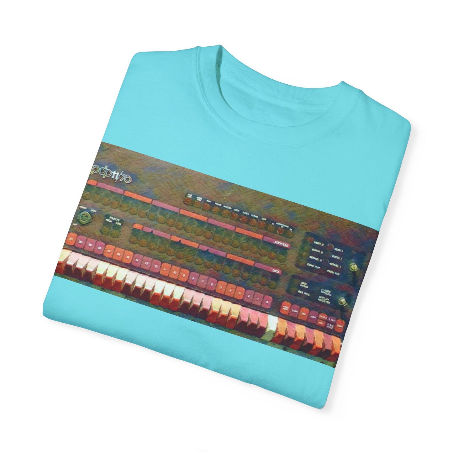 Classic Mini Computer T-Shirt - Paint Art Color