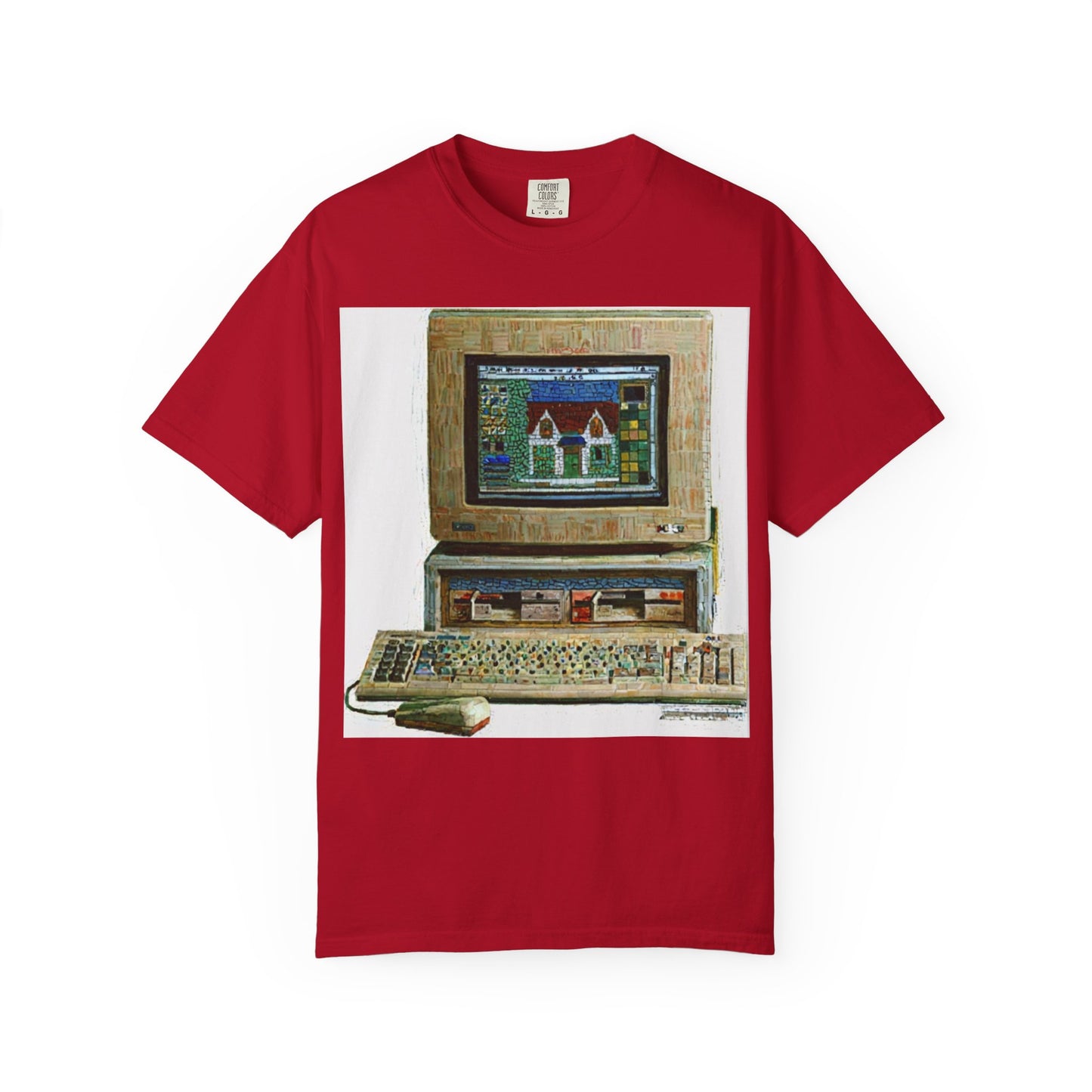 Classic business machine inspired T-Shirt | Oil Paint Art | Ideal for tech enthusiasts and collectors
