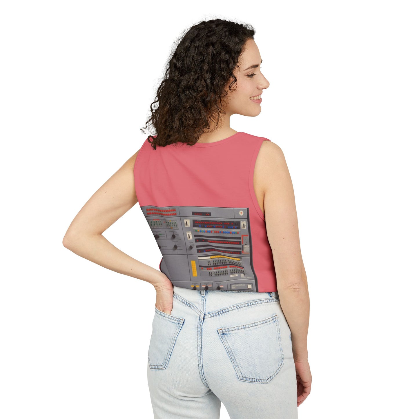 Mainframe Inspired #2 Tank Top | Unisex Retro Graphic Tee for Tech Lovers, Summer Fashion, Gift for Nerds, Festival Wear, 80s Style