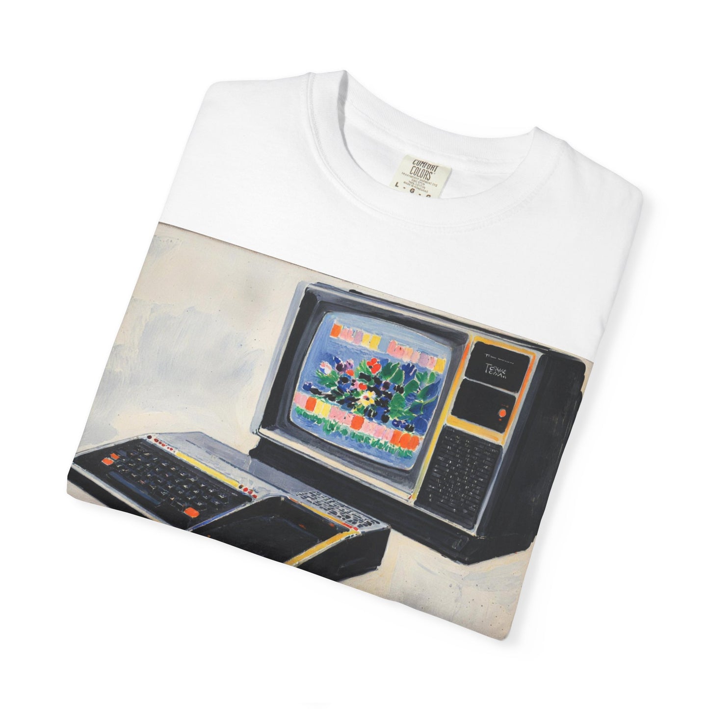 TI 99/4A Home Computer T-Shirt | Canvas Art Color | Ideal for tech enthusiasts and collectors