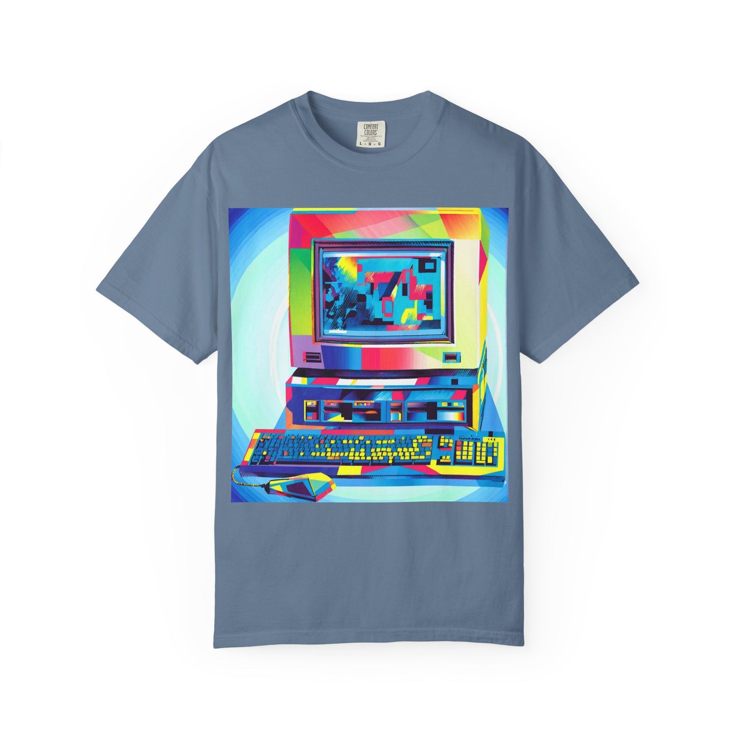 Classic business machine inspired T-Shirt | Multi-Color Art | Ideal for tech enthusiasts and collectors