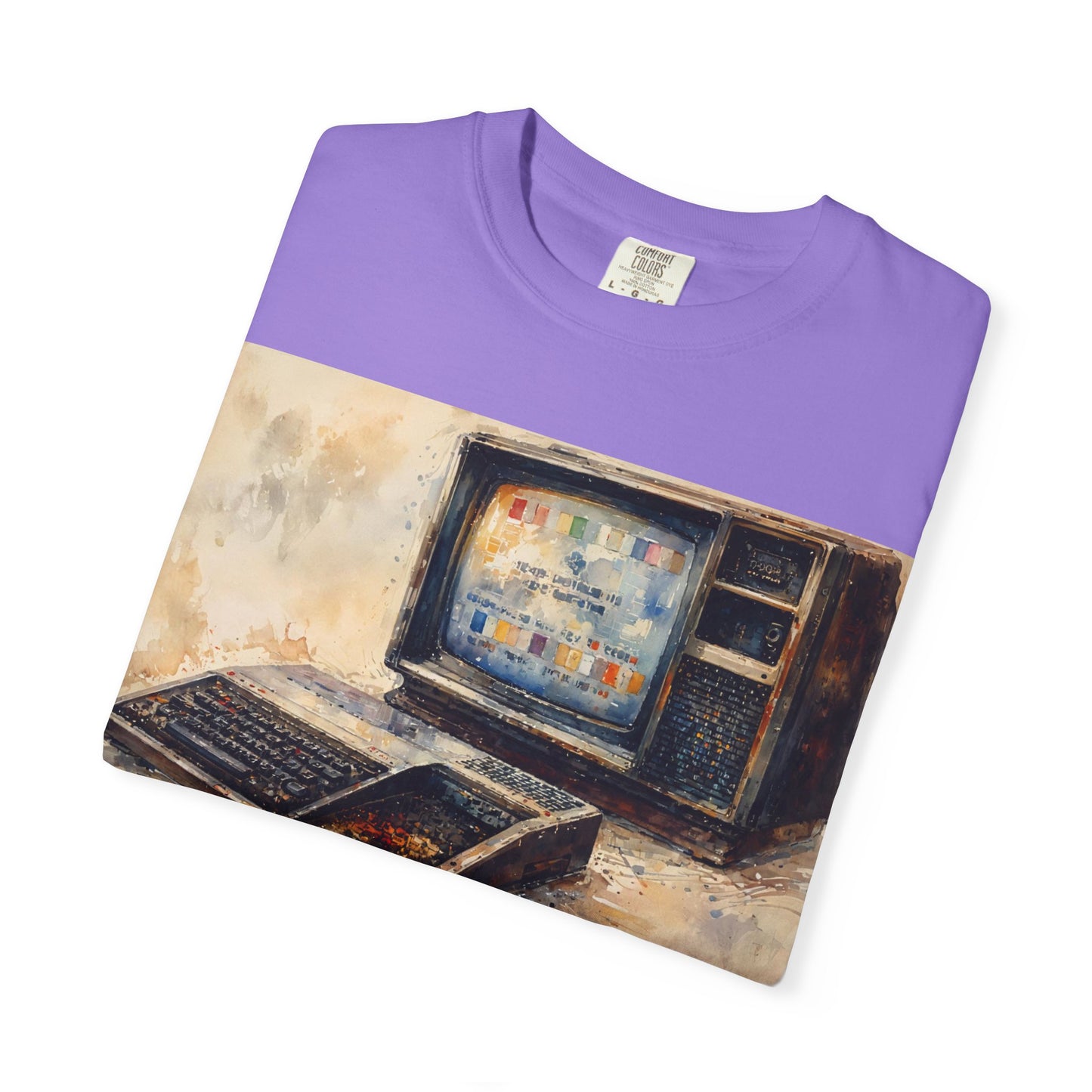 TI 99/4A Home Computer T-Shirt | Oil Art Color | Ideal for tech enthusiasts and collectors