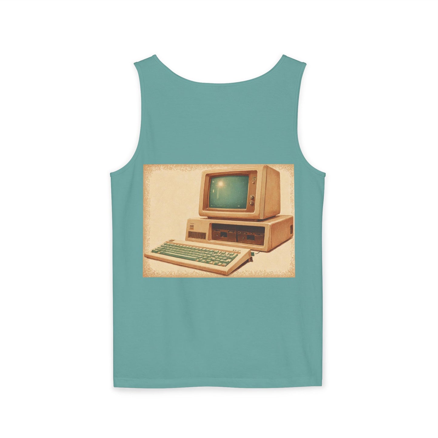 Classic PC Tank Top | Unisex Retro Graphic Tee for Tech Lovers, Summer Fashion, Gift for Nerds, Festival Wear, 80s Style