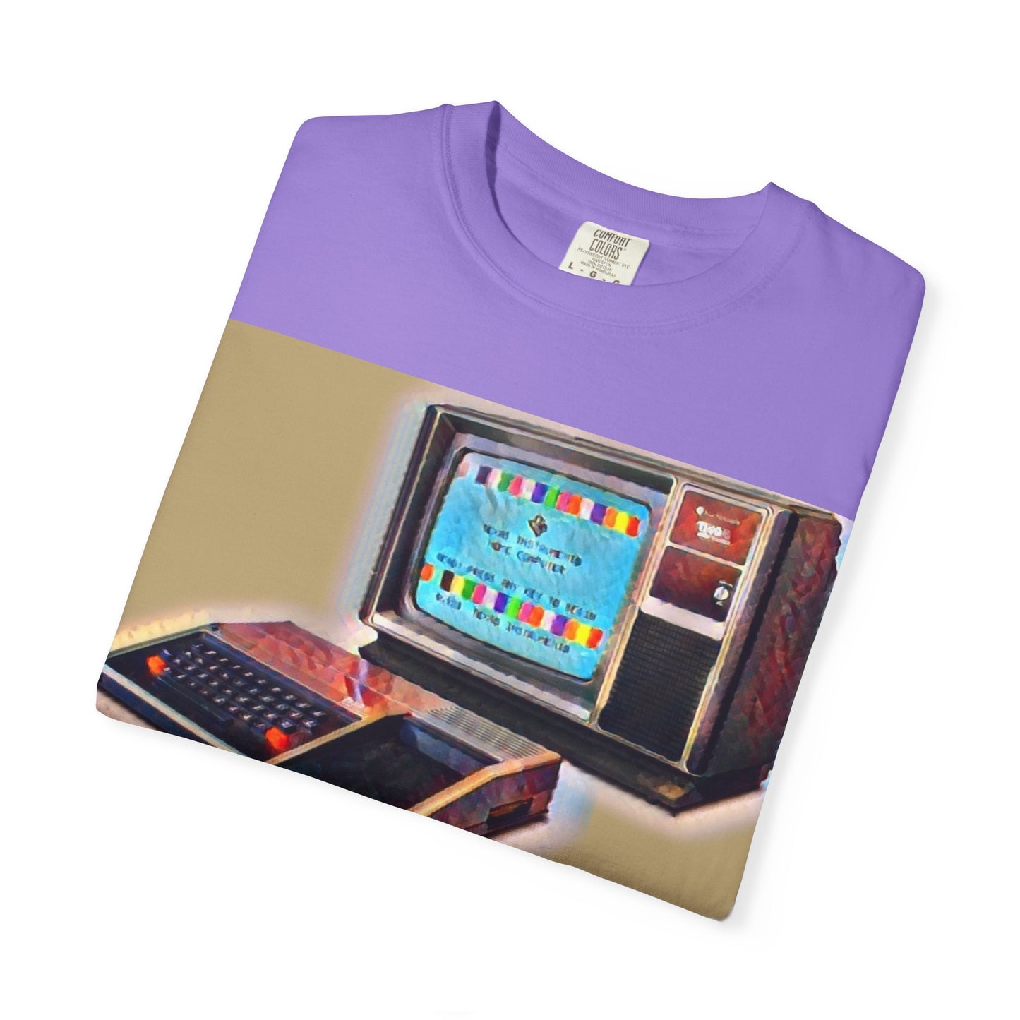 TI 99/4A Home Computer T-Shirt | Water Art Color | Ideal for tech enthusiasts and collectors
