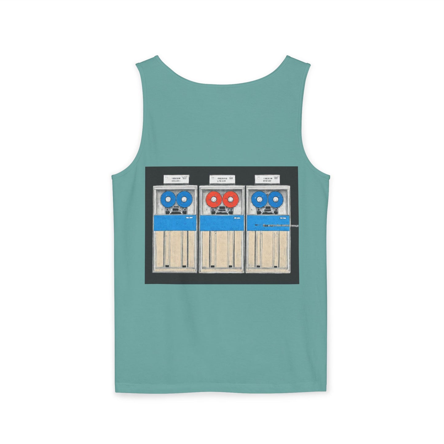 Mainframe Inspired Tank Top | Unisex Retro Graphic Tee for Tech Lovers, Summer Fashion, Gift for Nerds, Festival Wear, 80s Style