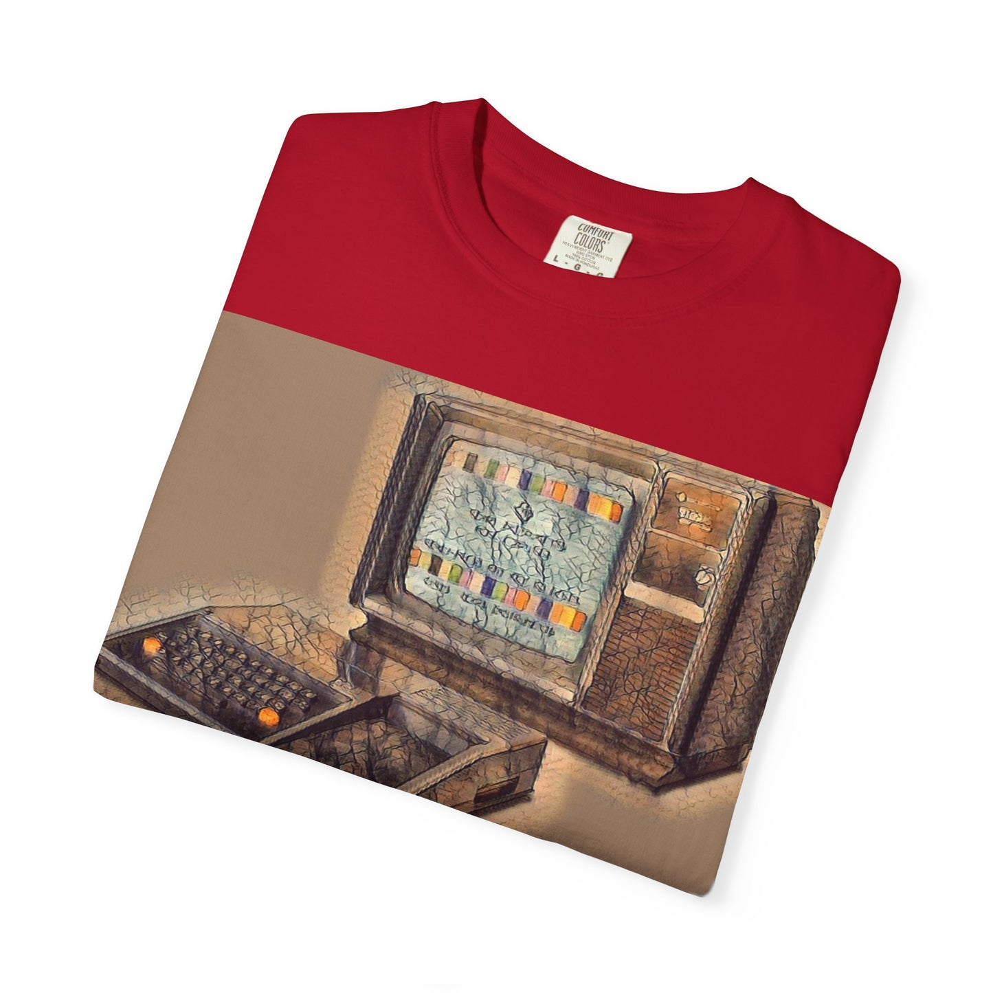 TI 99/4A Home Computer T-Shirt | Sepia/Color Art | Ideal for tech enthusiasts and collectors