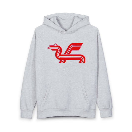 Dragon Computer Themed Hoodie — Vintage Home Computer Graphic Pullover