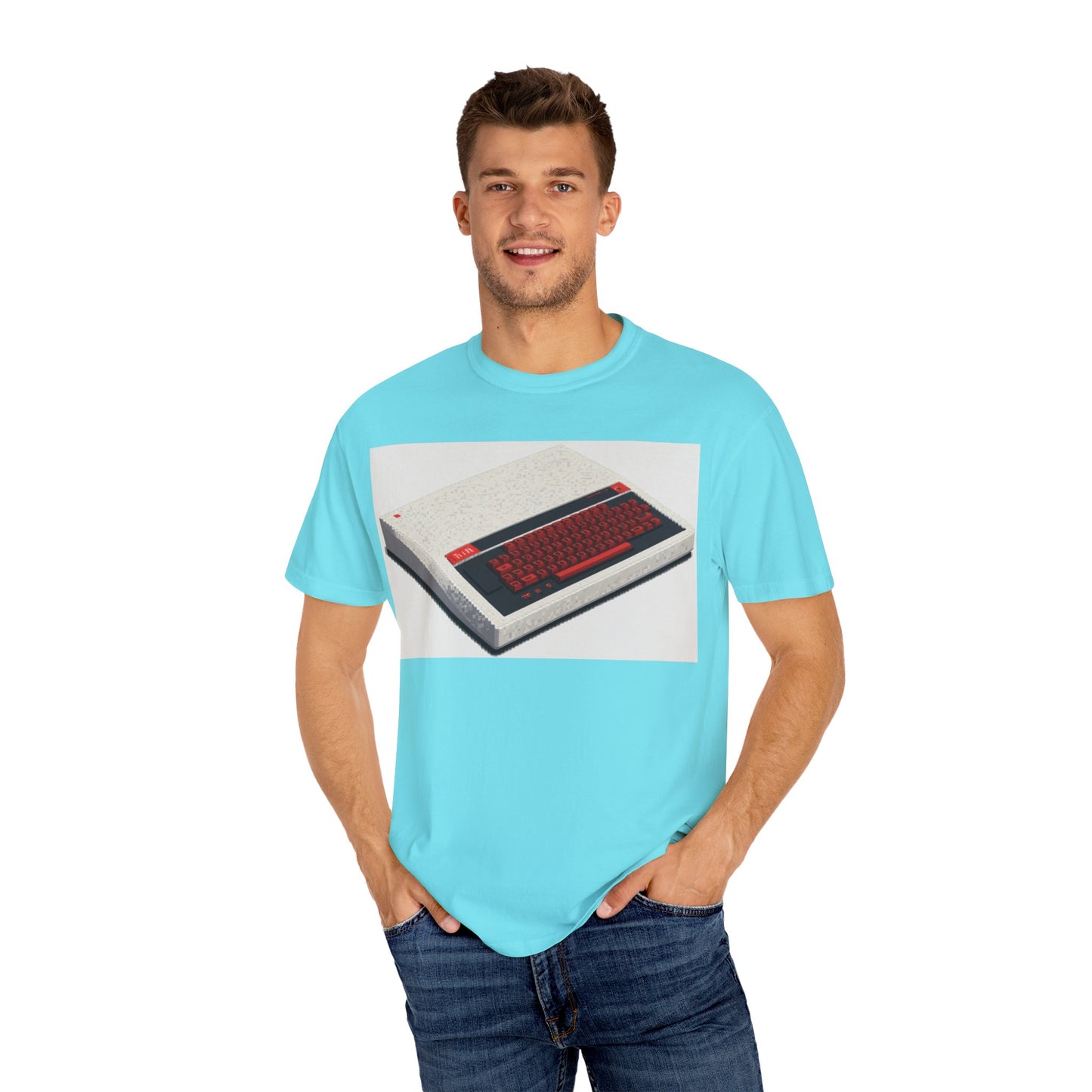 Classic Micro Computer T-Shirt - Pixel Art Color