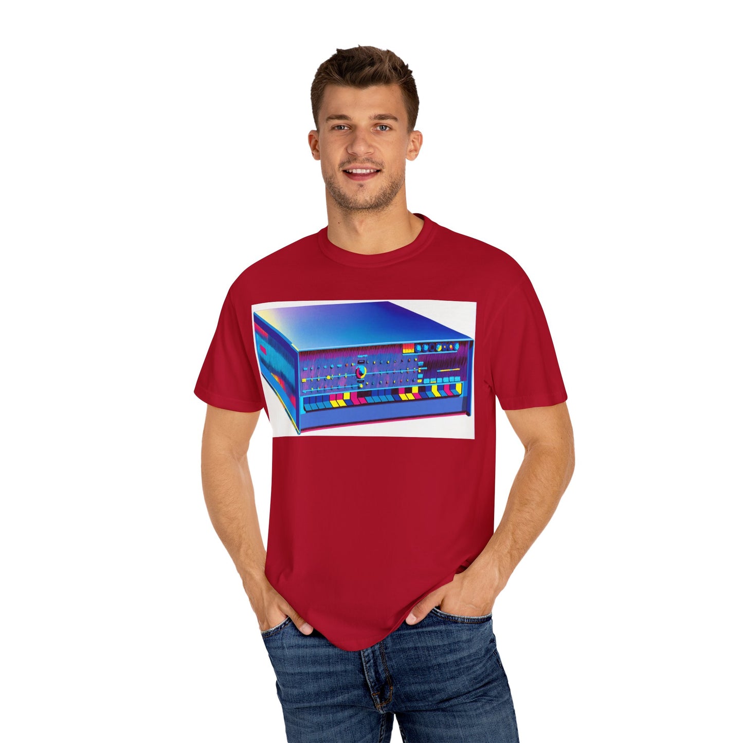 IMSAI 8080 Computer T-Shirt - Modern Art Multi-Color