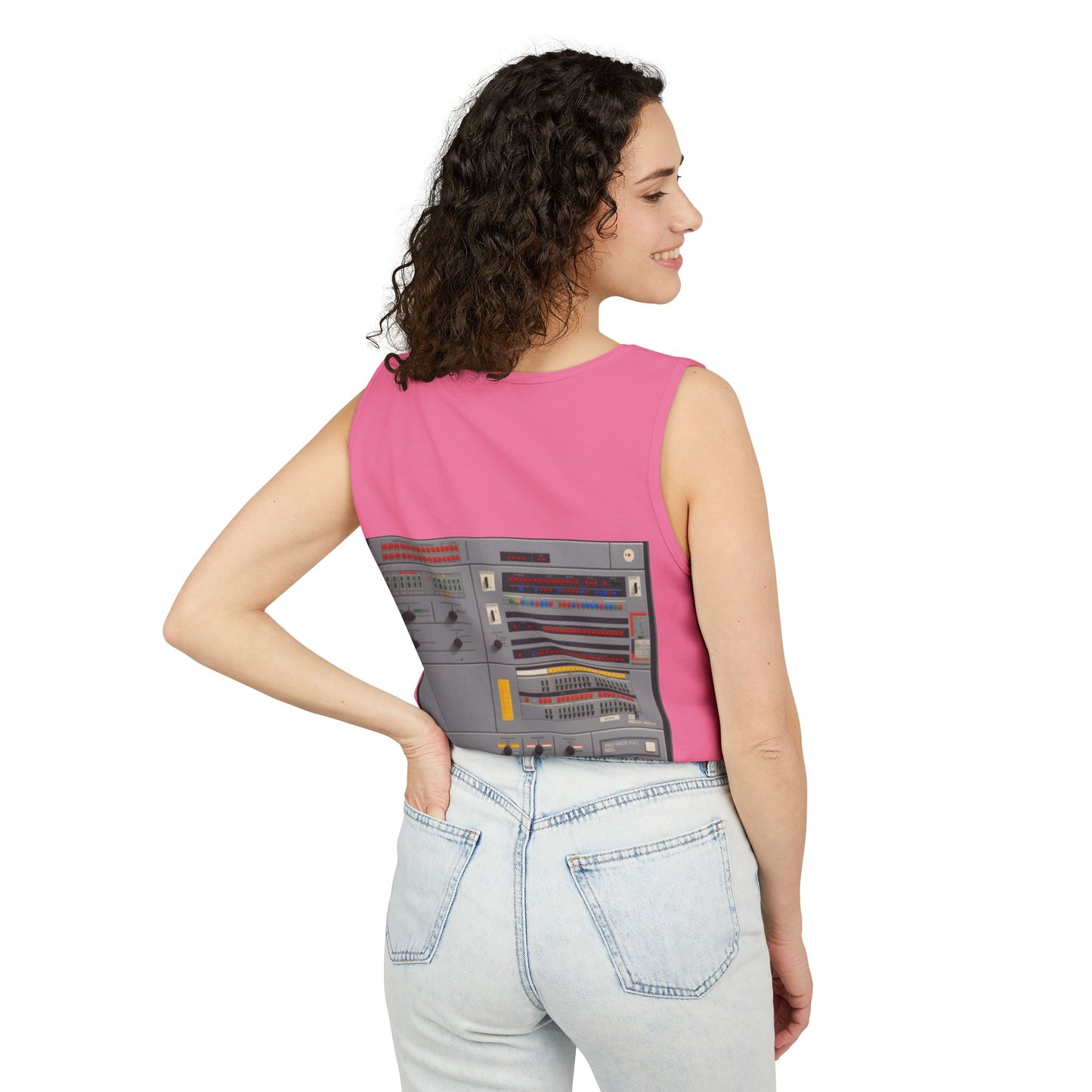 Mainframe Inspired #2 Tank Top | Unisex Retro Graphic Tee for Tech Lovers, Summer Fashion, Gift for Nerds, Festival Wear, 80s Style
