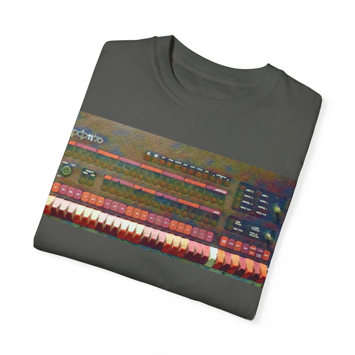 Classic Mini Computer T-Shirt - Paint Art Color
