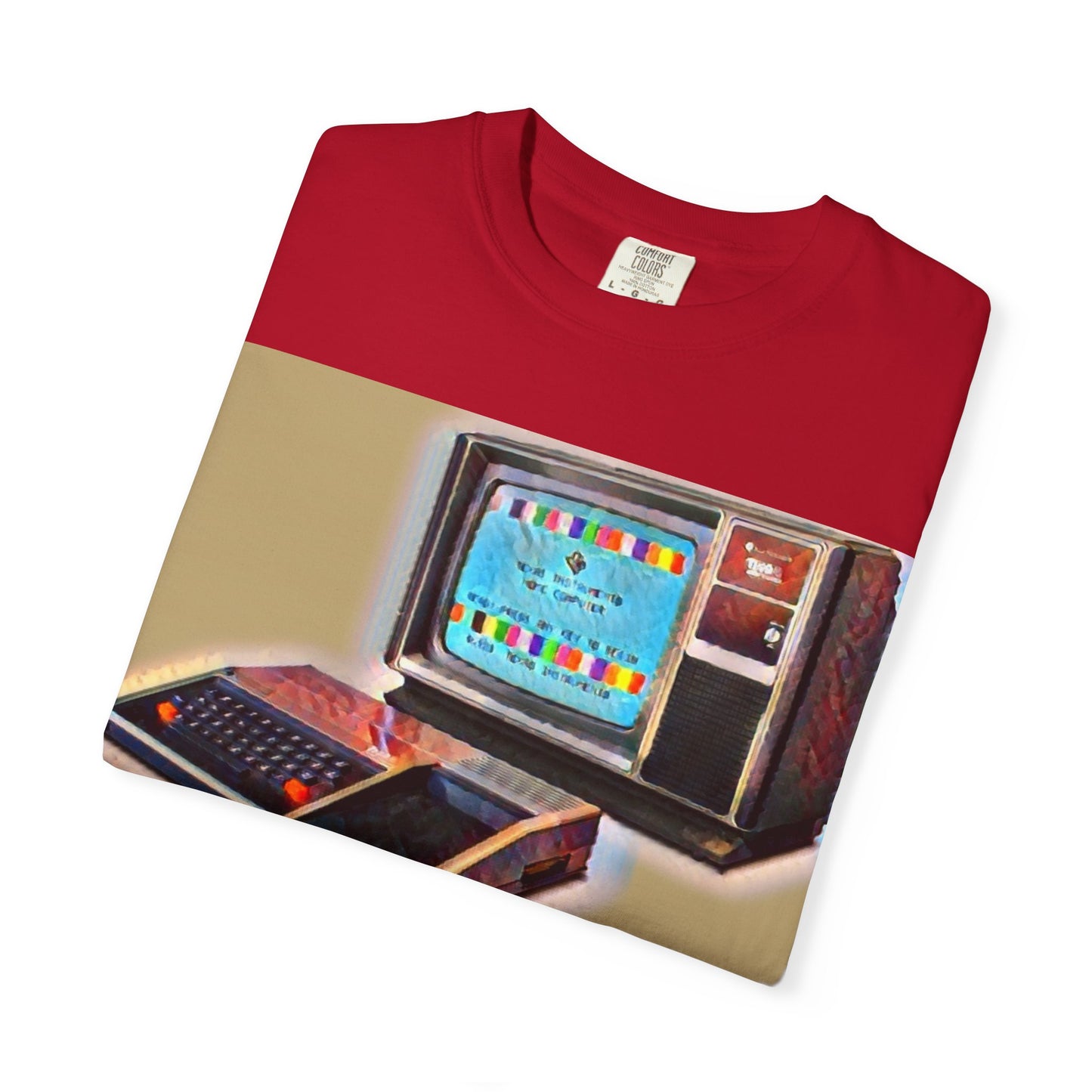 TI 99/4A Home Computer T-Shirt | Water Art Color | Ideal for tech enthusiasts and collectors