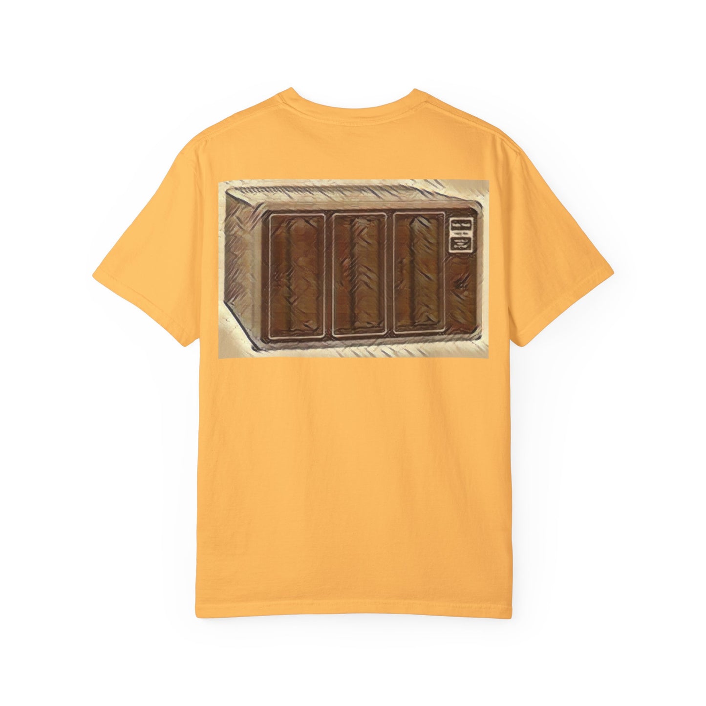 Classic Business Machine With Floppy Disk Bay T-Shirt - Mixed Art Sepia