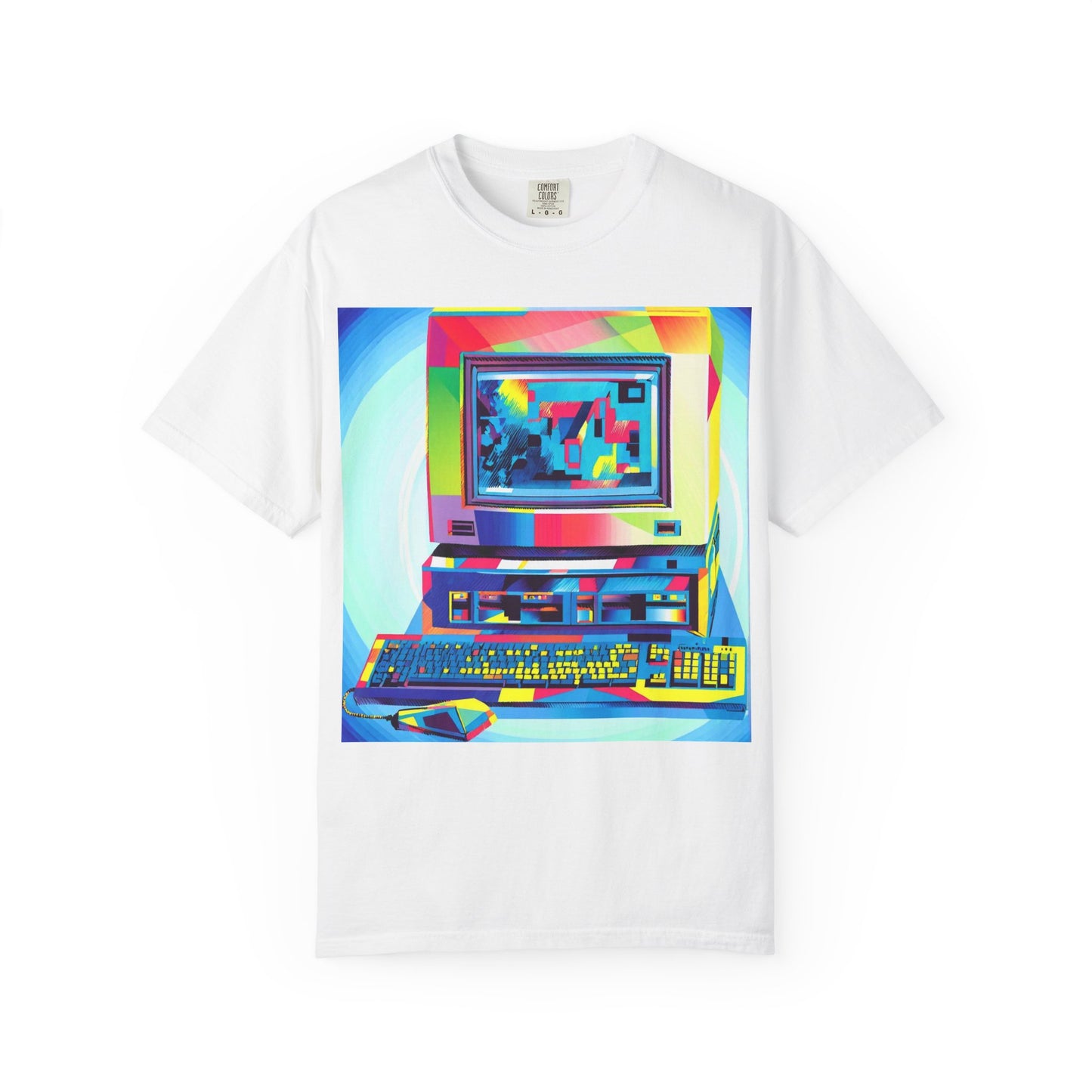 Classic business machine inspired T-Shirt | Multi-Color Art | Ideal for tech enthusiasts and collectors