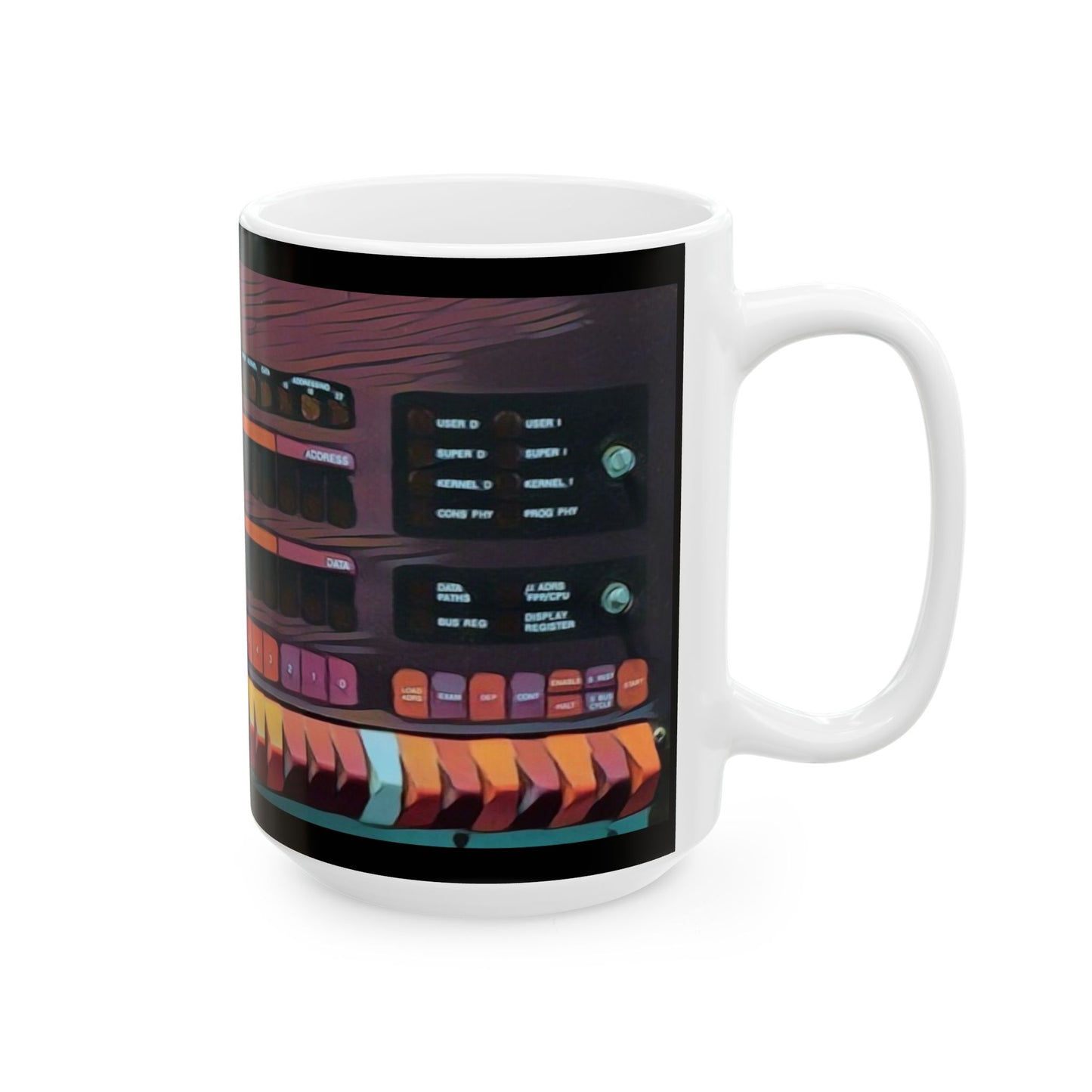 Classic Mini Computer Mug | Print Art | Perfect for Tech Lovers