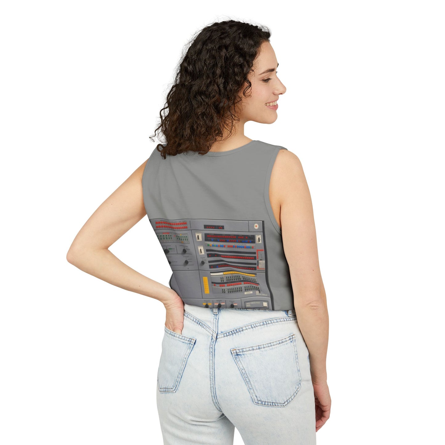 Mainframe Inspired #2 Tank Top | Unisex Retro Graphic Tee for Tech Lovers, Summer Fashion, Gift for Nerds, Festival Wear, 80s Style
