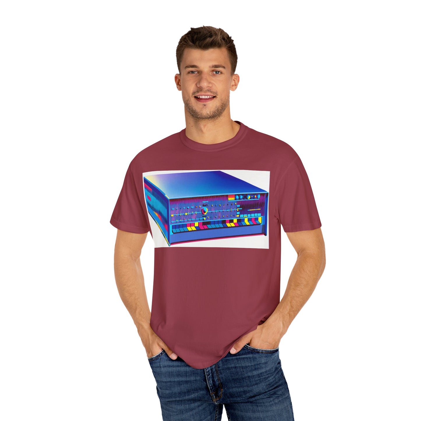 IMSAI 8080 Computer T-Shirt - Modern Art Multi-Color