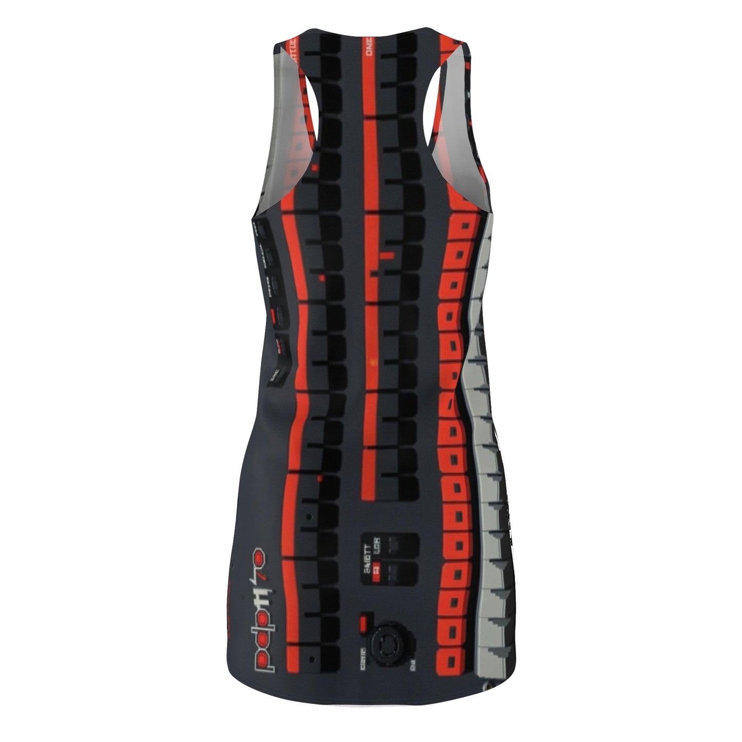 Electrifying Women's Racerback Mini Computer Dress, Tech Lover Dress, Fun Party Dress, Summer Vibes Dress, Festival Outfit, Unique Gift