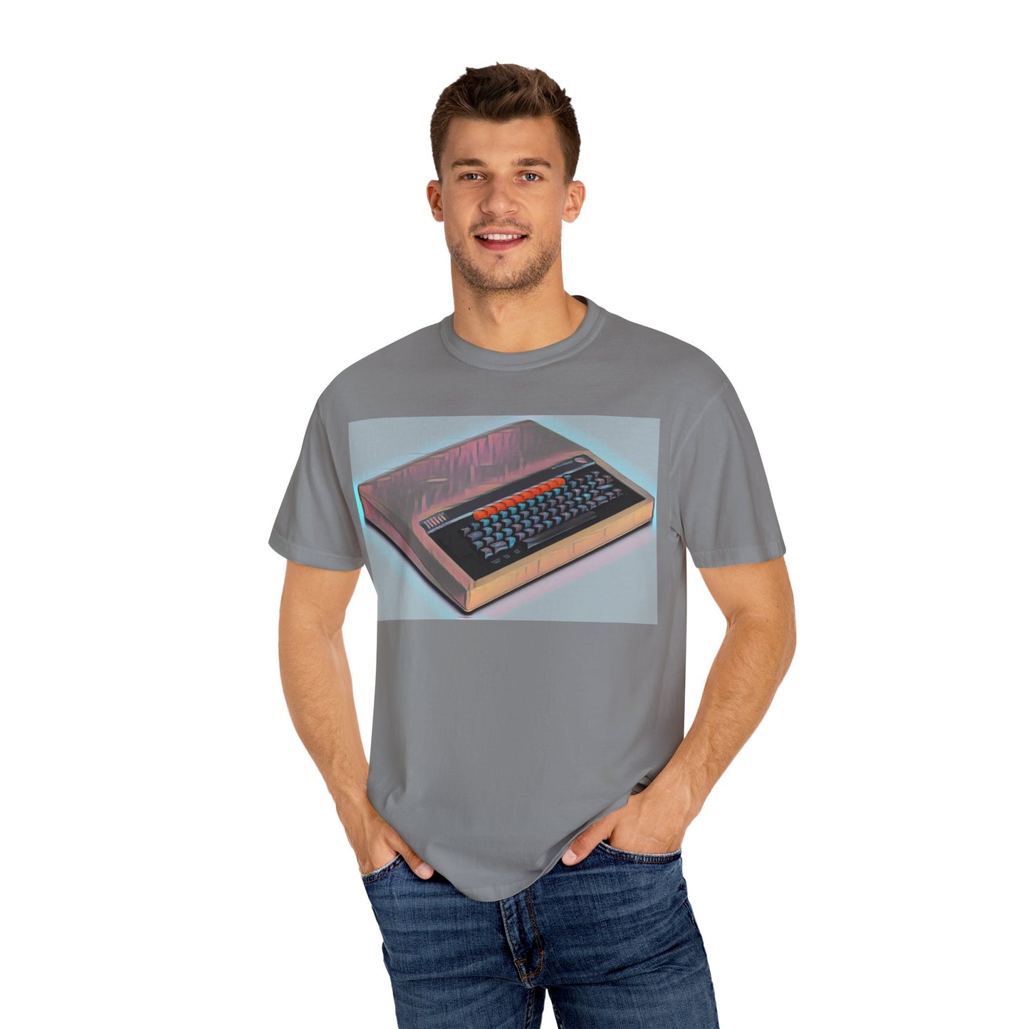 Classic Micro Computer T-Shirt - Modern Art Color