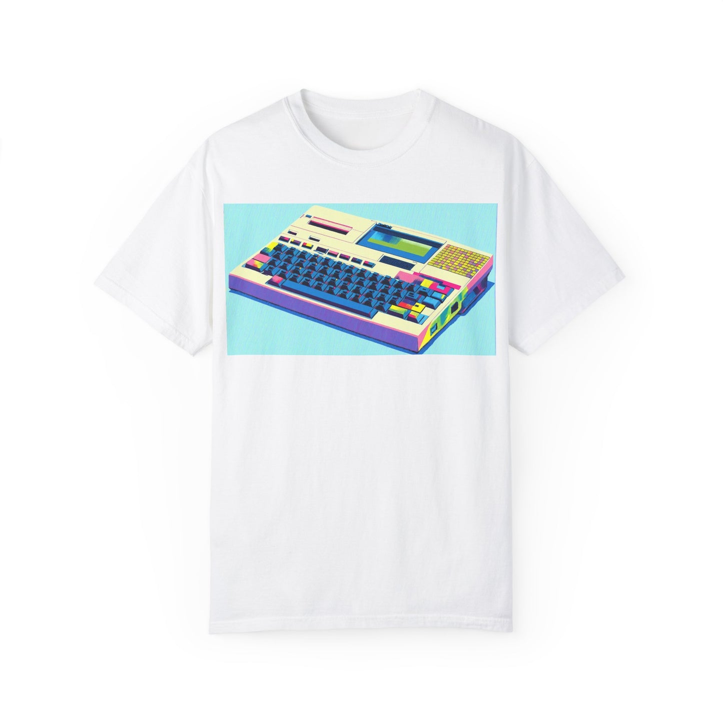 Classic Laptop Computer T-Shirt - Print Art Multi-Color