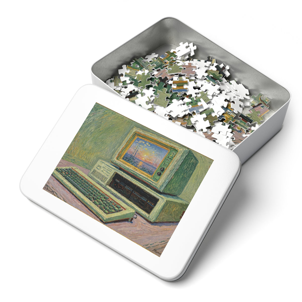 Classic PC Paint themed Jigsaw Puzzle (with Tin)
