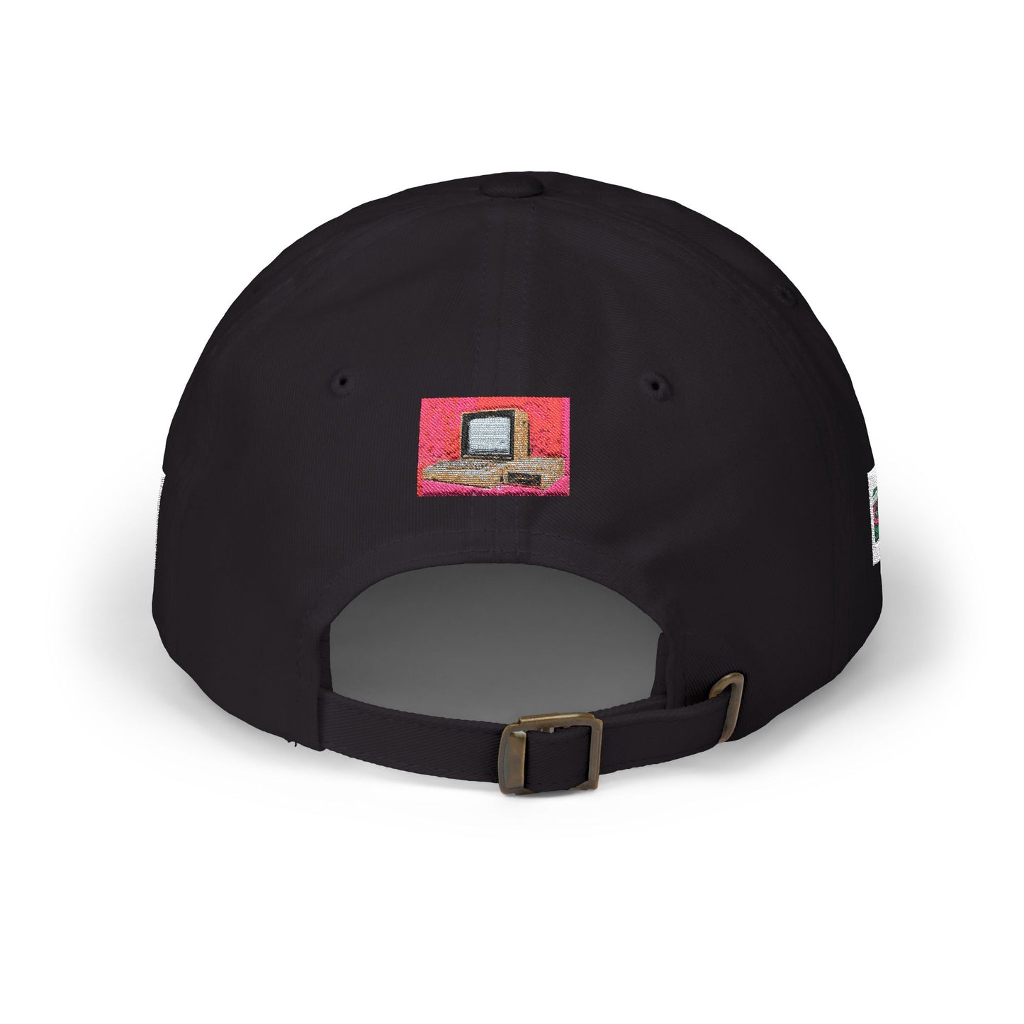 Game Controller Themed Computer Cap with Retro Red Winged Snake Logo - Vintage Athletic Baseball Hat