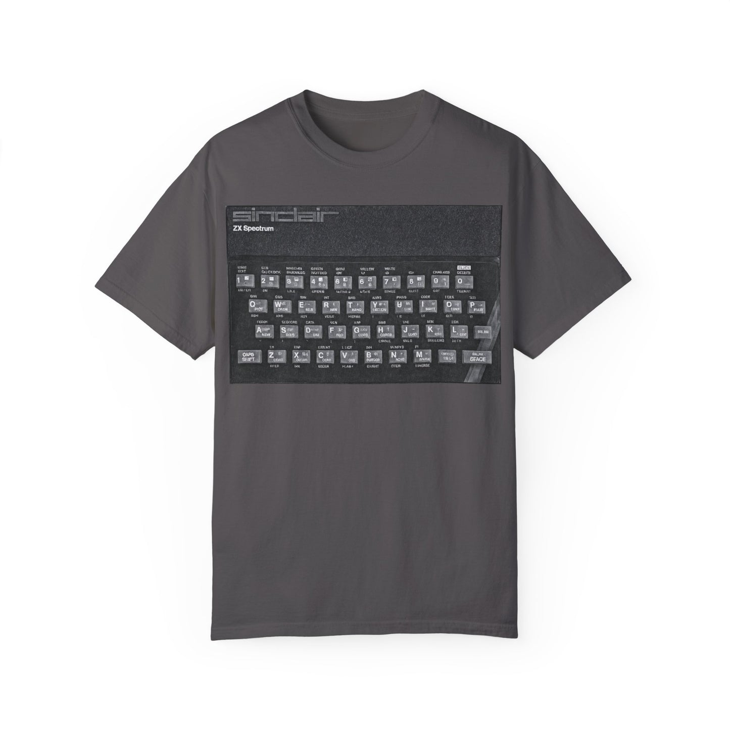 Sinclair Spectrum T-Shirt - Print Art Monochrome