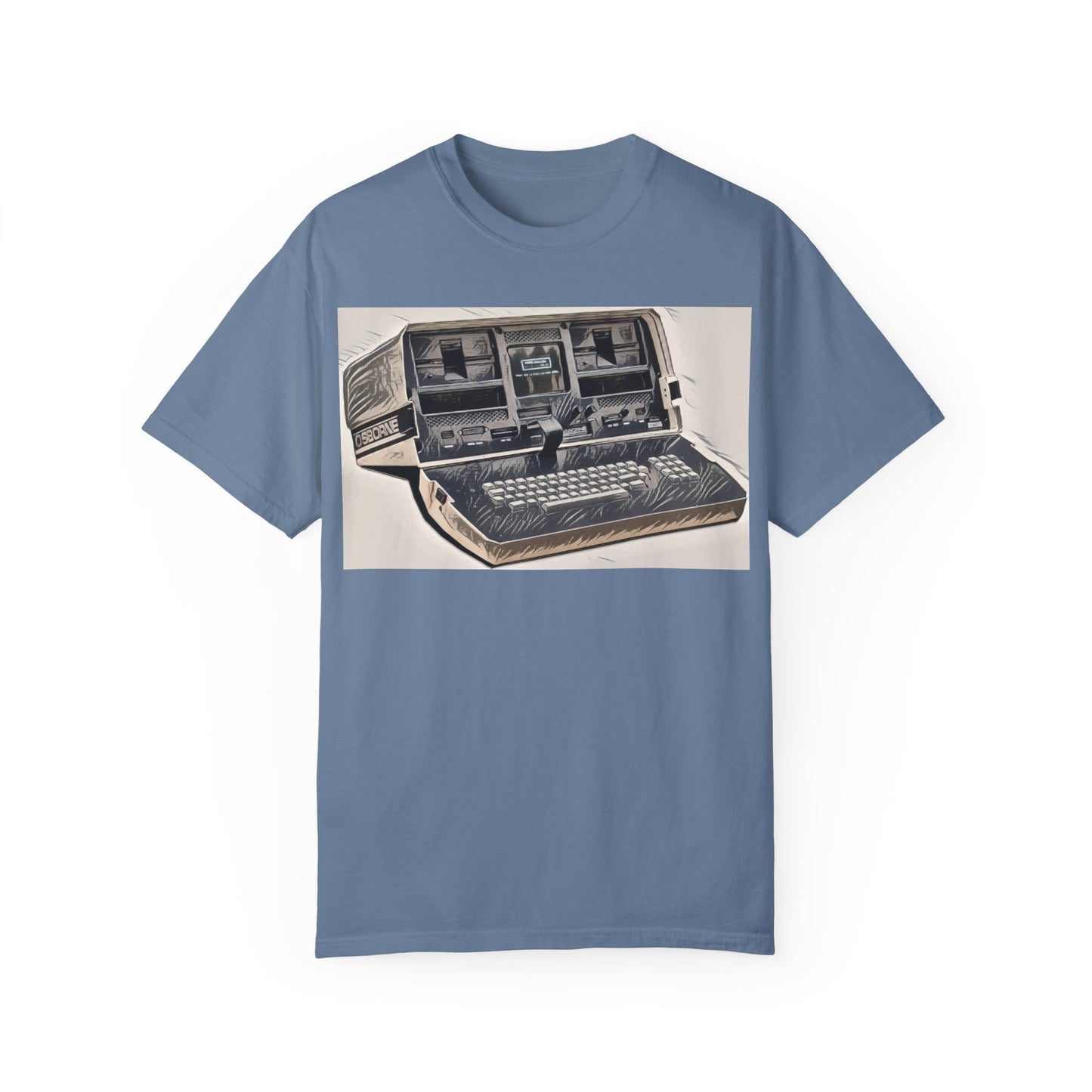 OSBORNE Computer T-Shirt - Ink Art Monochrome