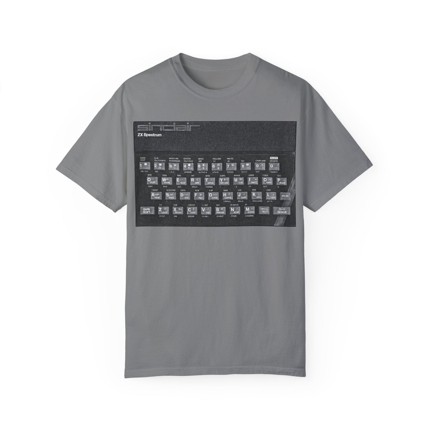 Sinclair Spectrum T-Shirt - Print Art Monochrome