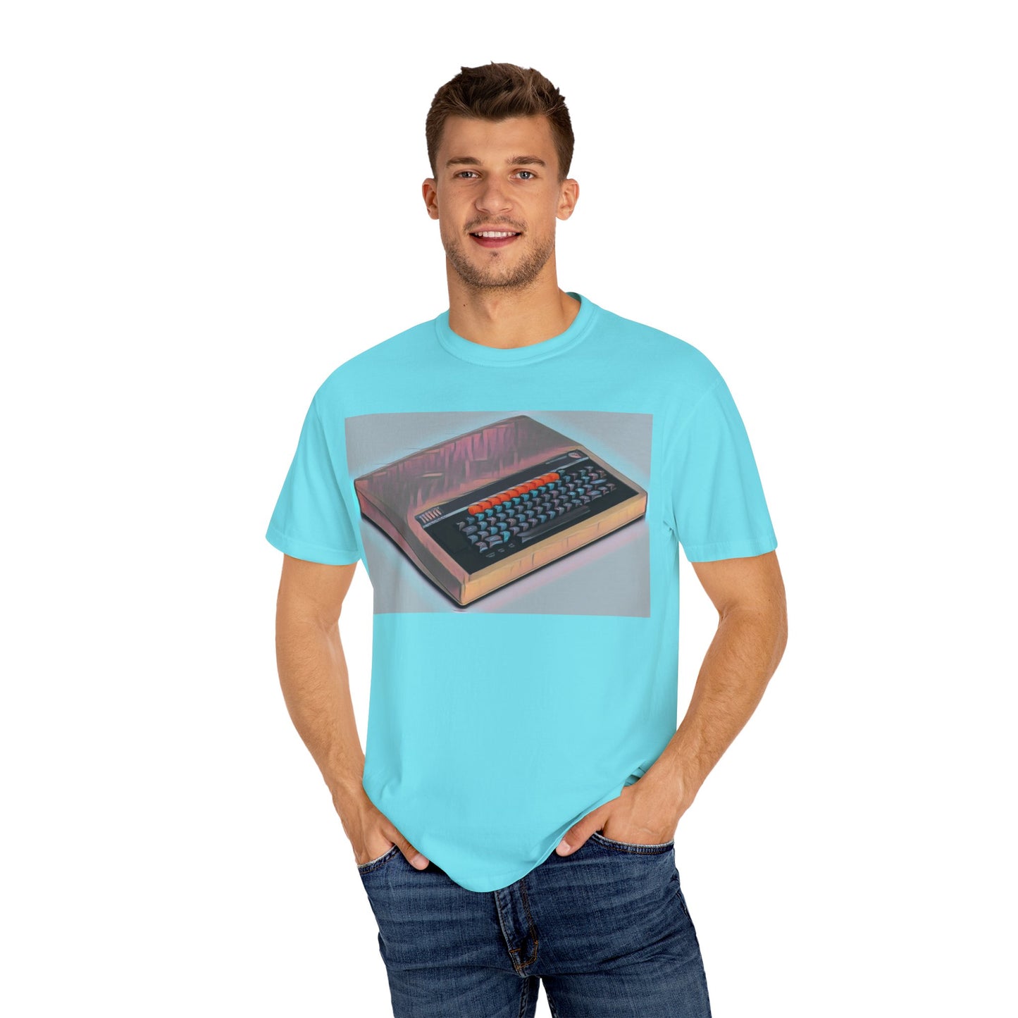 Classic Micro Computer T-Shirt - Modern Art Color